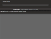 Tablet Screenshot of fundie.com